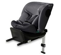Kinderkraft I-360 Siège auto bébé, I-SIZE 40-150 cm, 0 à 36 kg évolutif, dès la naissance et jusqu'à 12 ans environ, Groupe 0/1/2/3, Isofix, 360° pivotant, RWF, FWF, Protections latérales, Gris
