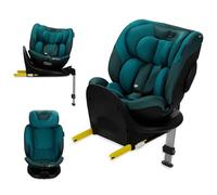 Kinderkraft I-FIX i-Size, Siège auto 5 en 1, 40-150 cm, De la naissance à 12 ans, H-GUARD+, Dernières normes de sécurité, Mousse EPP, s'adapte à l'enfant, Rotation facile à 360°, Bleu