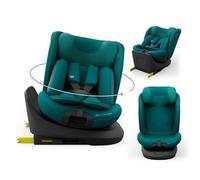 Kinderkraft I-GROW 2 PRO Siège Auto i-Size 40-150 cm, ISOFIX, Vert | Rotation à 360°, Isofix, Base Station, RWF et FWF, Systèmes de sécurité spéciaux, Facile à nettoyer, 0-36 kg, Groupe 0/1/2/3