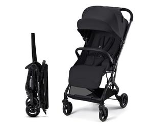 Kinderkraft INDY 3 Poussette Canne Légère, Pliage CLICK & FOLD, 15 kg, Noir