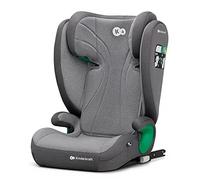 Kinderkraft JUNIOR FIX 2 i-Size Siège auto bébé Groupe 2/3 100-150 cm, de 3,5 à 12 ans, avec Isofix fixation, Têtière ajustable en hauteur 10 niveaux, Protection latérale, Housse amovible, Gris