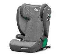 Kinderkraft JUNIOR FIX 2 i-Size Siège auto bébé Groupe 2/3 100-150 cm, de 3,5 à 12 ans, avec Isofix fixation, Têtière ajustable en hauteur 10 niveaux, Protection latérale, Housse amovible, Gris