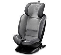 Kinderkraft XPEDITION I-Size 40-150 cm, Siège auto bébé 0 à 36 kg évolutif, Groupe 0/1/2/3, Isofix 360° pivotant, Têtière et largeur d'assise ajustable d'une seule main, Protections latérales, Gris
