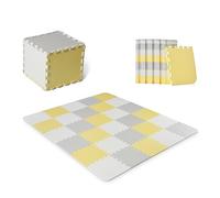 Tapis en mousse 1er age Kinderkraft LUNO - Puzzle d'eveil bébé - Jaune