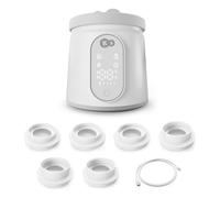 Kinderkraft MICARE Chauffe-biberon mobile, batterie 4500mAh, USB-C, Blanc