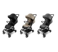 Kinderkraft NEBO poussette cabine ultralégère, pliage à une main, tient debout pliée, dimensions 51×43×21 cm, sangle d’épaule + sac de transport, position allongée, harnais 5 points, Gris