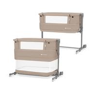 Kinderkraft Neste Grow Lit Bébé Cododo 3 en 1,avec Matelas, Réglage De La Hauteur, Facile Adapter Au Lit du Parent, De La Naissance Jusqu'à 2 Ans, Pieds Réglables, Sac Inclus, Beige