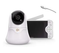 Kinderkraft NITEEYE Glow Babyphone Caméra 1080p Full HD, sans WiFi, Blanc