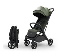 Kinderkraft NUBI 3 Poussette jusqu'à 22 kg, poussette, avec pliage automatique, capote imperméable, filtre UPF 50+, poids léger 8,7 kg, position allongée, harnais de sécurité 5 points, vert