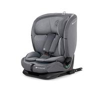 Kinderkraft ONETO3 I-Size 76 et 150 cm, Siège auto bébé Groupe 1/2/3 de 9 à 36 kg, 15 mois à 12 ans, Installation ISOFIX facile, Fonction reclining, Régler l'appui-tête sur 18 niveaux, Gris