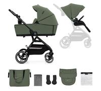 Kinderkraft Poussette multifonctionnelle YOXI 2 en 1 - Légère, maniable, imperméable UPF50+ - Vert
