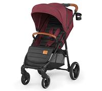 Kinderkraft Poussette Bébé GRANDE LX, Compacte, Position couchée, Bordeaux