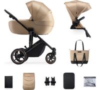 KINDERKRAFT Poussette combinée 2en1 Prime 2 Beige
