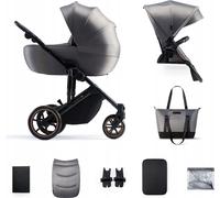 KINDERKRAFT Poussette combinée 2en1 Prime 2 Gris
