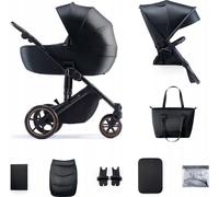 KINDERKRAFT Poussette combinée 2en1 Prime 2 Noir