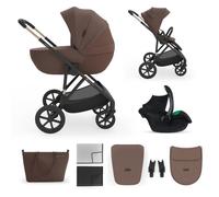 KINDERKRAFT - Poussette multifonction - PRIME 3 - 3 en 1 - 4 roues - marron