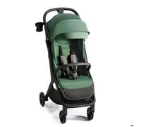 Kinderkraft NUBI 2 Poussette légère, jusqu'à 22 kg, poussette pliable automatique, capote imperméable avec filtre UPF50+, poids léger (8 kg), position allongée, ceintures de sécurité à 5 points, Vert