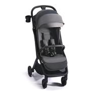 Kinderkraft NUBI 2 Poussette légère, jusqu'à 22 kg, poussette pliable automatique, capote imperméable avec filtre UPF50+, poids léger (8 kg), position allongée, ceintures de sécurité à 5 points, Gris