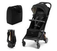 Kinderkraft PILOT 2 Poussette citadine, Poussette Légère, Système de Pliage Innovant, Petites Dimensions après Pliage, Roues avant Pivotantes, Noir