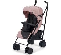 Kinderkraft SIESTA - poussette de voyage jusqu'à 22 kg - pliage compact - dossier réglable - roues maniables avec pneus en mousse - rose