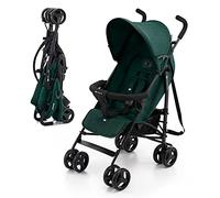 Kinderkraft Poussette TIK – Légère 6,5 kg, Compacte, Dossier inclinable, Verte