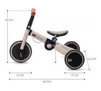 Kinderkraft Triciclo 3in1 4TRIKE, Mini bici,