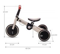 Kinderkraft Tricycle 3en1 4TRIKE, Mini vélo,