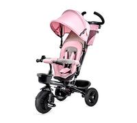 Kinderkraft Tricycle Enfant Évolutif AVEO, 9 Mois à 5 Ans, Accesoires, Rose