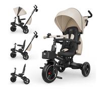 Tricycle - KINDERKRAFT - SPINSTEP 2 PLUS - 6-en-1 - Siège 360° CLICK & TWIST - Capote UPF50+ AIR FLOW