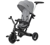 Kinderkraft Tricycle bébé evolutif TWIPPER, Siège pivotant à 360°, 9 mois à 5 ans, Gris