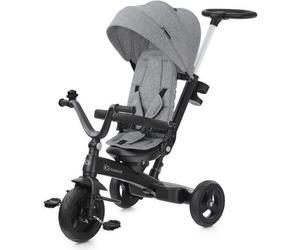 Kinderkraft TWIPPER évolutif 5 en 1 siège pivotant 360° poignée parentale avec canopy Gris