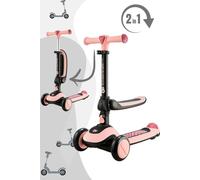 Kinderkraft vélo d'exercice et tricycle à roulettes HALLEY, Kinderkraft:Rose Pink