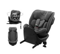 Kinderkraft XRIDER2 I-SIZE 40-125 cm, Siège auto bébé 0 à 25 kg évolutif, 0-7 ans, Isofix 360° pivotant, FWF, RWF, Protections latérales, Harnais Internes à 5 Points, Gris