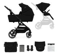 Kinderkraft Yoxi wózek wielofunkcyjny 2w1 Pure Black