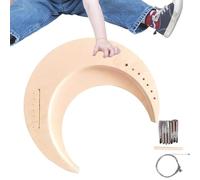 Kinderleier-Beginner-Saite Instrument Kit en bois | Outils de construction de lyre interactifs pour jouer, pratiquer, se détendre, construire du foie pour compétences pratiques