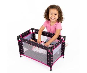 Kinderplay Lit Poupee Touristique | Lit Poupon | Lit de Poupée Transportable - Accessoires de Poupée Jusqu'à 46 cm de Long | Comprend Un Sac de Transport, KP0400R