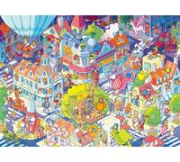 Kinderpuzzle 100 XXL Teile - Trubel in Chaoshausen
