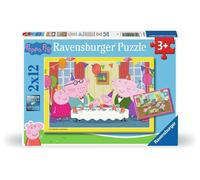 Ravensburger Puzzle L'heure de la fête avec Peppa E 2 x 12 pièces