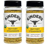 Kinder's Organic Buttery Steakhouse Seasoning Rub, 2 Pack of 2-10.4 Ounce