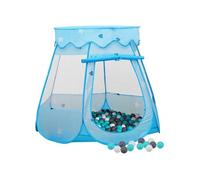 vidaXL Kinderspeeltent met 250 ballen 102x102x82 cm blauw3107722 Bleu G
