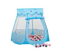 Tente de Jeu pour Enfants avec 250 Balles Bleu 102x102x82 cm Jouet vidaXL