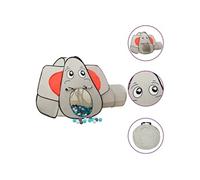 Kinderspeeltent met 250 ballen olifant 174x86x101 cm grijs3107740