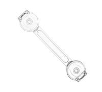 Kinderveiligheidsdeurslot - transparant kastslot zonder boor, multifunctionele riemsluiting voor kinderbeveiliging van deuren en laden | Eenvoudig te installeren kinderen, peuterbestendige huishoudbes