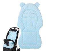 Kinderwageneinsatz | Double coussin pour enfant pour Kopf Rücken Hüfte | Bequeme atmungsaktive Baumwoll-Sitzauflage - Baby Kinderwagenmatte für Komfort Unterstützung Reisen Geschenk