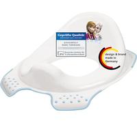 KiNDERWELT Siège de toilette de qualité supérieure pour enfants et bébés, motif Disney Frozen blanc, pot pour les tout-petits à partir de 18 mois, lavable, antidérapant et sans BPA