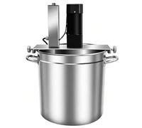 Kindevieft Agitateur de Condiments Professionnel pour Fond de marmite, mélangeur Alimentaire Automatique, mixeur électrique - Vitesse de mélange réglable 25L