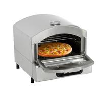Kindevieft Four à Pizza à Gaz, Four à Pizza Portable Au Propane avec Pierre à Pizza De 12 Pouces, Machine à Pizza en Acier Inoxydable avec Tuyau De Gaz, pour L'ExtéRieur, Le Camping, Les FêTes