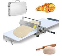Kindevieft Laminoir à pâte Manuel, laminoir à pâte Pliable pour Croissants, viennoiseries, laminoir de Boulangerie, pâte feuilletée, laminoir à pâte à Pizza TypeB