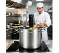 Kindevieft Mélangeur Électrique pour Sauces, Vitesse Réglable, pour Sauces Tomates, Pizzas, Chili, Confitures, pour Fondue Chinoise 40L