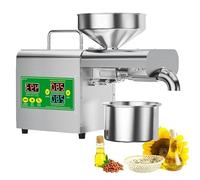 Kindevieft Presse à Huile Automatique - Presse à Froid/à Chaud 820W - Idéale pour Les Huiles D'arachide, de Sésame, de Tournesol et de Noix 220V